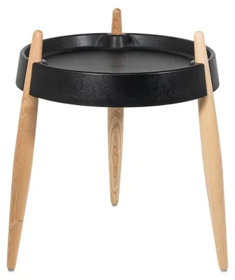 Obrázok produktu pre Zafferano LIOLÀ konferenčný stolík h47cm čierny - prírodný jaseň