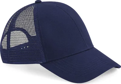 Obrázok produktu pre Vylepšite svoj štýl s čiapkou "Organic Bavlna Trucker Cap" od spoločnosti Beechfield - tmavomodrá!