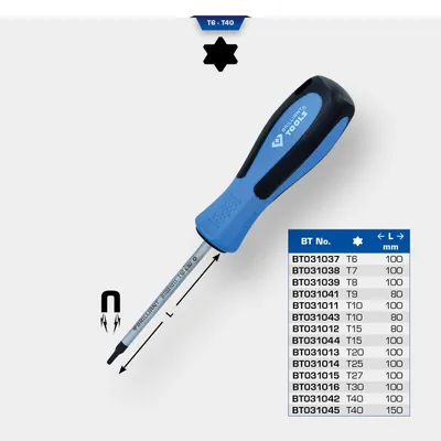 Obrázok produktu pre BRILLIANT TOOLS Skrutkovač TORX T40 x 150 mm - BT031045