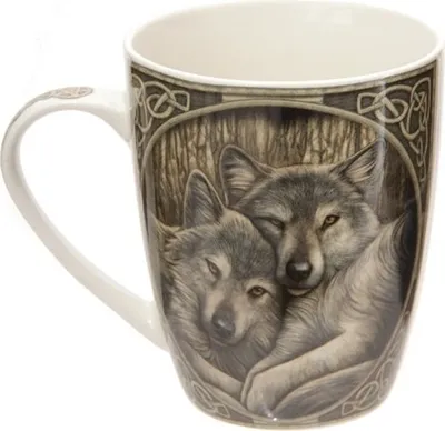 Produktbild von Lisa Parker Porzellantasse mit treuer Wolfsfreundin