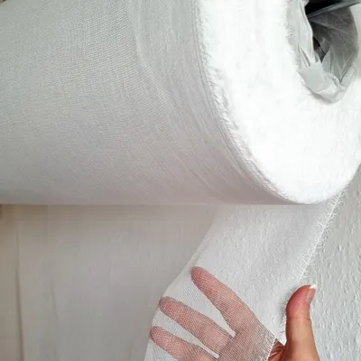 Produktbild von 100m Baumwollgaze einlagige Gaze Stoff Gauze 90cm-breit 100% Baumwolle