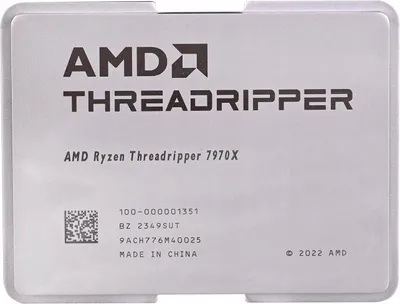 Immagine prodotto di AMD Ryzen ThreadRipper 7970X - 4 GHz - 32 core - 64 thread - 128 MB di memoria cache - Socket sTR5 - OEM