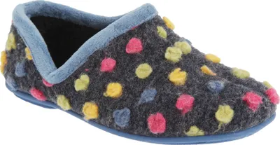 Immagine prodotto di Pantofole / pantofole Jade da donna Sleepers, a pois DF1052 (39 EUR/6 UK) (azzurro/colore)