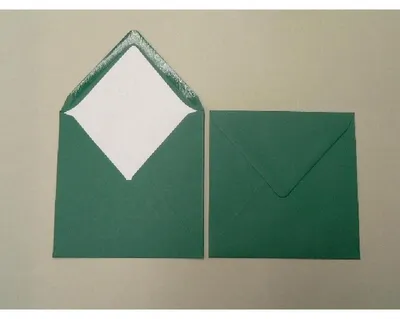 Produktbild von Briefumschläge 164x164mm 100g/qm gummiert VE=100 Stück tannengrün