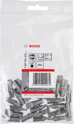 Produktbild von Schrauberbit Extra-Hart S 1,6 x 8,0, 25 mm, 25er-Pack