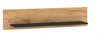 Obrázok produktu pre Závesná polica MING - dub craft zlatý / čierna