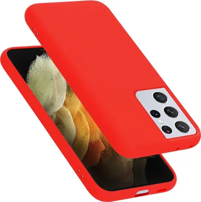 Obrázok produktu pre Cadorabo DE-150029, Samsung, Samsung Galaxy S21 ULTRA, Červená