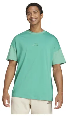 Zdjęcie produktu dla Adidas JJ3676_210, Koszulka, Męski, Zielony, Biały, L, Wycięcie pod szyją, Krótki rękaw