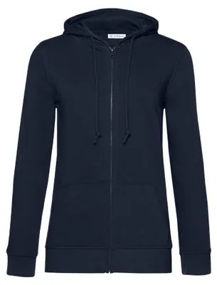Produktbild von B&C - "Inspire" Hoodie mit durchgehendem Reißverschluss für Damen FK2914 (L) (Marineblau)