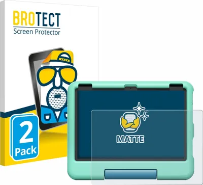 Produktbild von 2x BROTECT Schutzfolie für Amazon Fire HD 10 Kids 2023 Displayschutz Displayschutzfolie Folie Matt Entspiegelungsfolie