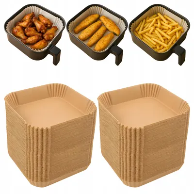Zdjęcie produktu dla Wkłady Papierowe do Air Fryer OMEO Wkład do Frytkownicy Beztłuszowej - 300szt