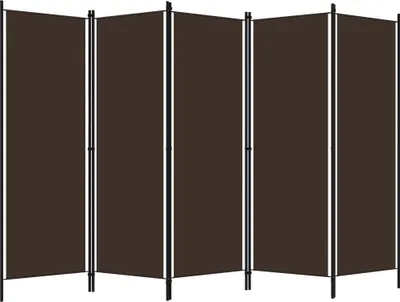 Obrázek produktu pro vidaXL 5dílný rozdělovač místností hnědý 250x180 cm