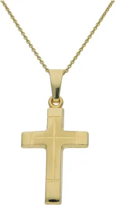 Produktbild von JuwelmaLux Anhänger 585/000 (14 Karat) Gold Kreuz JL14-02-0036