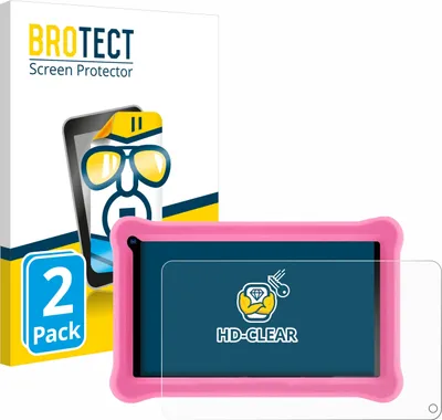 Produktbild von 2x Für Sumtab K708 7.1" Schutzfolie BROTECT Displayschutz Display Schutz Folie Klar Transparent