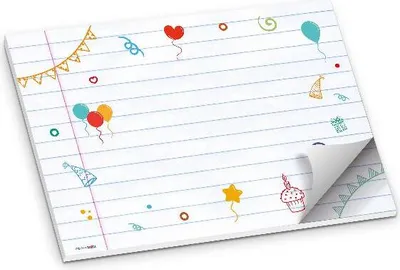 Produktbild von itenga Schreibtischunterlage Tischset Geburtstag Einschulung  DIN A3 50 Blatt