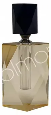 Imagen del producto de Botella de perfume decorativa, color naranja/, cristal, 5x8x18 cm