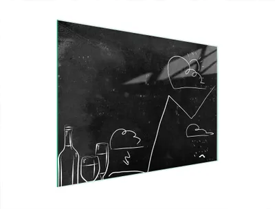 Obrázek produktu pro Skleněná krájecí deska 40x30 černá