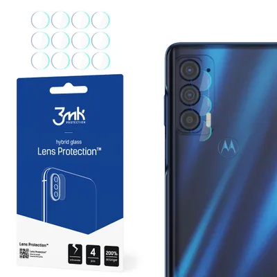 Produktbild von 3mk Hybridglas Lens Protection für Motorola Edge 2021 Kamera Objektiv Kameralinse 0,16mm 6H (4 Stück)
