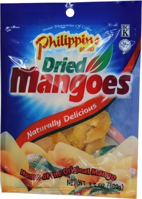 Produktbild von [ 100g ] Philippine Brand getrocknete Mangos, Mango in Streifen / Dried Mangoes Mangofrüchte