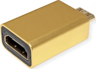 Produktbild von ROLINE GOLD HDMI-Adapter, HDMI BU - HDMI Mini ST