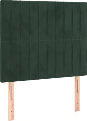Obrázok produktu pre vidaXL Čelo postele tmavozelené 100x5x118/128 cm zamat
