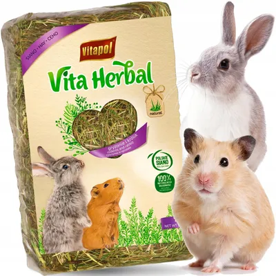 Immagine prodotto di Vitapol Vitaherbal - Alimento di base Fieno aromatizzato per roditori e conigli 1,2 kg