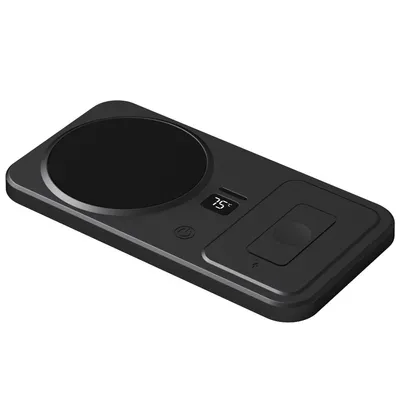 Produktbild von 2-in-1 Elektrischer Kaffeewärmer mit 3 Temperaturstufen, Becherwärmer mit kabelloser Handy-Ladefunktion, automatische Abschaltung