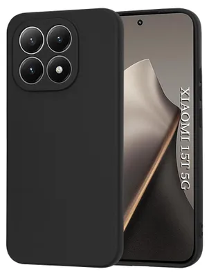 Produktbild von Techsuit - SoftFlex Silikonhülle für Xiaomi 15T – schwarz