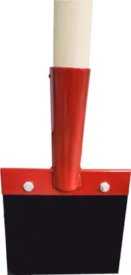 Produktbild von Stoßscharre 15 cm mit Hartholz Stiel 120 cm lang Betonschaber Eisscharre Eiskratzer Eisschieber Eisstößer Scharre Schneeschieber für Eis Teerreste Betonreste