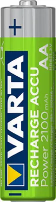 Produktbild von Varta Ni-MH, 2100 mAh, AA, Wiederaufladbarer Akku, AA, Nickel-Metallhydrid (NiMH), 1,2 V, 2100 mAh