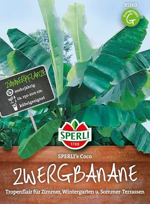Produktbild von Sperli Zwergbananen SPERLI´s  Coco - Blumensamen