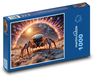 Zdjęcie produktu dla Puzzle 1000 Pająk pod gwiaździstym niebem - martinpuzzle