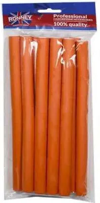 Produktbild von RONNEY Professional Papilloten - Flex Rollers lang - 043- orange