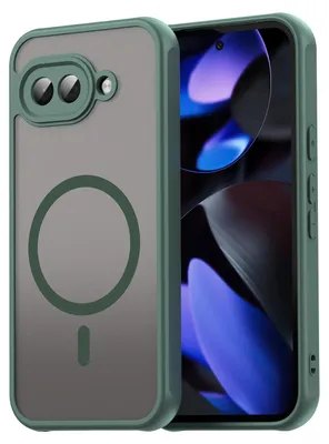 Produktbild von Handyhülle für Google Pixel 9A  Matt Case Schutzhülle Kratzfest Passgenau Grün