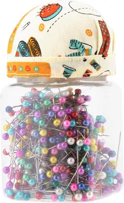 Produktbild von Quiltstifte mit Pin -Kissenflasche 500pcs nähen gerade zum Handwerk