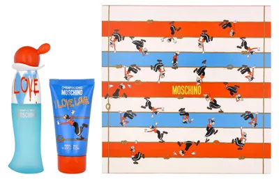 Produktbild von Moschino Cheap & Chic I Love Love Giftset Edt Spray 30ml/Body Lotion 50ml 80 ml