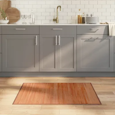Produktbild von Best Möbel Teppich Rechteckig Braun 70x100 cm BambusDesignerteppiche - 2024 Neu