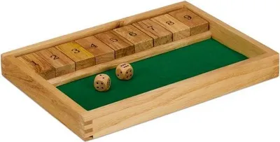 Produktbild von Würfelspiel Schließen Sie die Box mit 9 Spielsteinen, weicher Würfeloberfläche und erhöhtem Rand