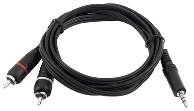 Produktbild von Audio-Kabel 3,5mm Klinke 1,5m AUX Line In Omnitronic AC-30