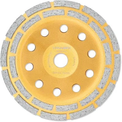 Produktbild von Diamantschleiftopf 180 mm Estrich Beton Stein doppelreihig Topfscheibe