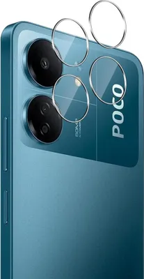 Immagine prodotto di Protezione della fotocamera per Xiaomi Poco C65 [2 pezzi] Pellicola di protezione della fotocamera Pellicola trasparente in vetro temperato Pellicola di protezione contro i graffi dell'obiettivo posteriore Protezione dell'obiettivo Phonillico®