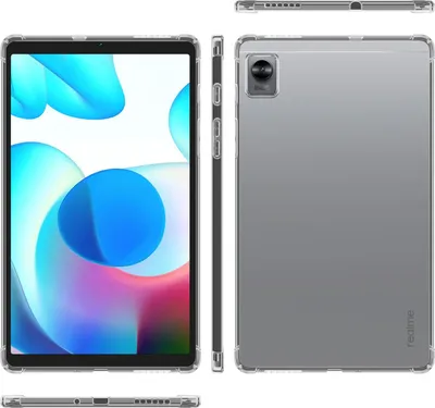 Obrázek produktu pro Cadorabo pouzdro pro Realme Pad Mini in FULL TRANSPARENT ochranné pouzdro z pružného silikonového TPU zadní kryt pouzdro na mobilní telefon