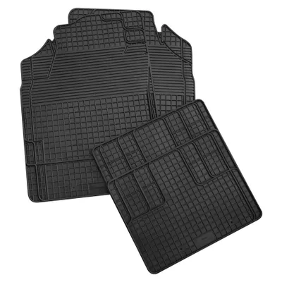 Produktbild von Gummimatte Universal 4-teilig schwarz Megafit