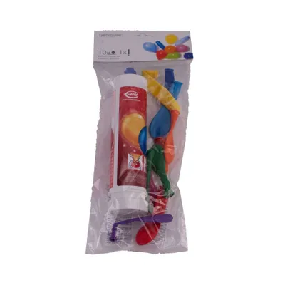 Immagine prodotto di Pompa per palloncini Amscan con 10 palloncini