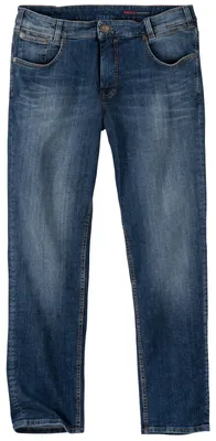 Produktbild von Paddock's Stretch-Jeans Pipe XXL blau Used Look
