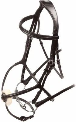 Obrázek produktu pro Velociti - Uzdečka Grackle, kožená ER1049 (Cob) (hnědá)