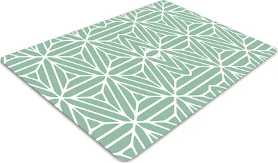 Obrázek produktu pro Podlahová ochranná podložka - Ochranná podložka pod stoličku - Podlahová podložka - 140x100 cm - Geometrické tvary