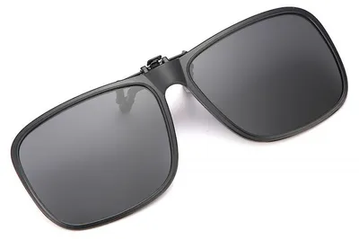 Produktbild von Überzieh-Sonnenbrille - Klappbare Sonnenfinsternisbrille - Sicherer UV- und IR-Filter für Brillen - 180° Opklapbaar - für Brillenträger