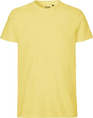 Produktbild von Neutral O61001 | Mens Fitted T-Shirt +GOTS- - Farbe: Dusty Yellow - Größe: M