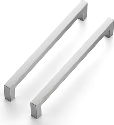 Obrázek produktu pro Úchyty na skříně - nerezová ocel - 30 kusů - 192 mm - stříbrná